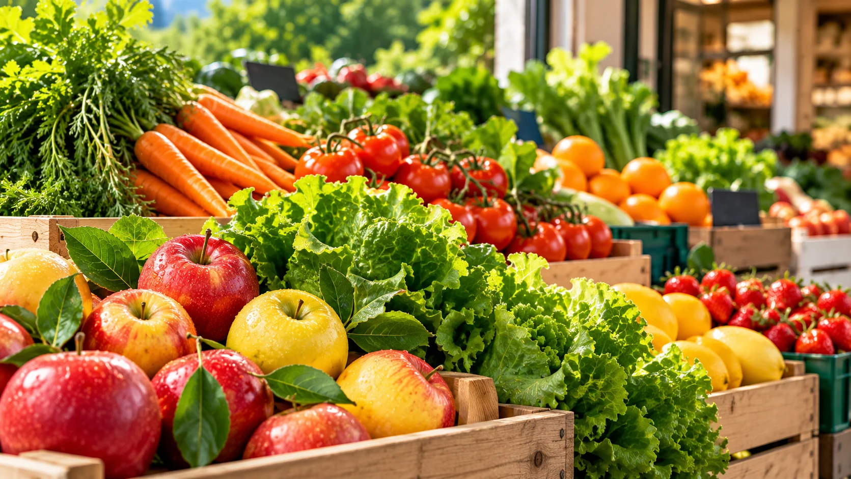 Vendita al dettaglio frutta e verdura